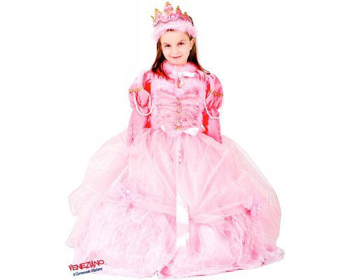 Costume di carnevale PRINCIPESSA AL BALLO LUSSO BABY